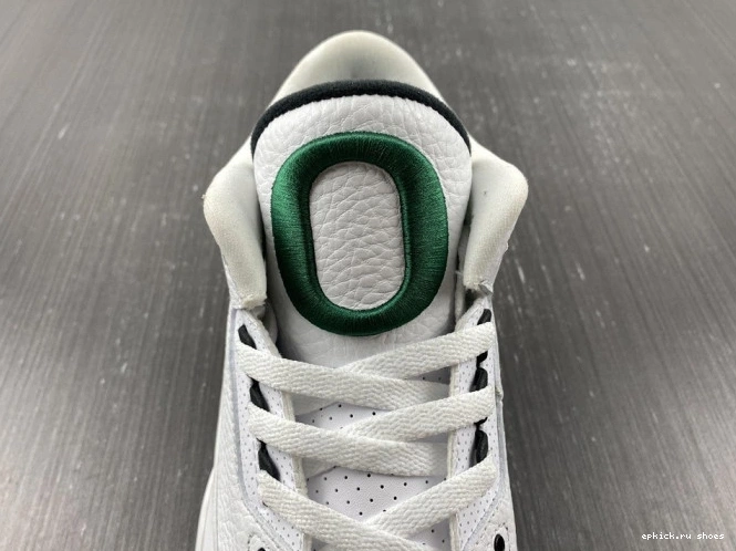 Rep Pit Oregon Ducks Crew 3 Jordan Retro White 594282233 0812